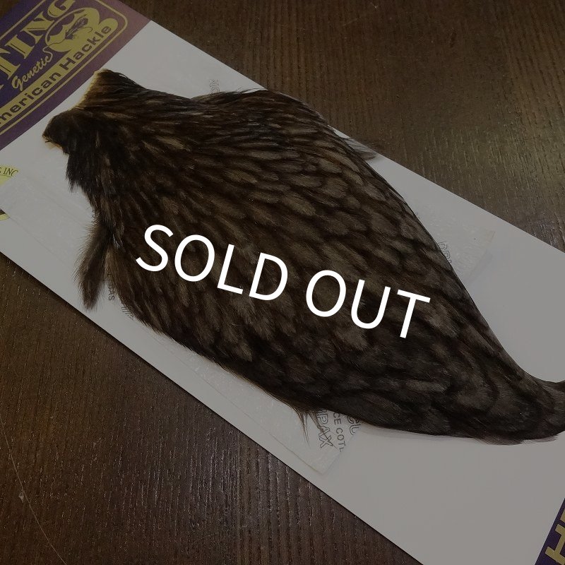 画像2: 【WHITING】American Hen Cape - NATURAL DARK DUN (2)