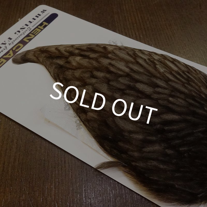 画像4: 【WHITING】American Hen Cape - NATURAL DARK DUN (4)