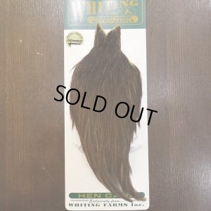 画像1: 【WHITING】Hebert Hen Cape - DARK BROWN DUN No.2