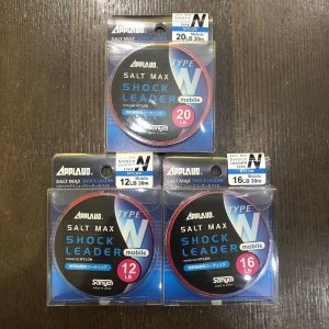 画像1: 【APPLAUD】SALT MAX SHOCK LEADER モバイル ナイロン 30M