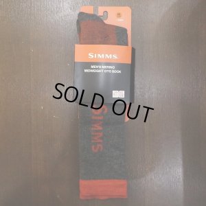 画像1: 【SIMMS】MERINO MIDWEIGHT OTC SOCK