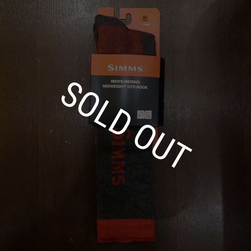 画像1: 【SIMMS】MERINO MIDWEIGHT OTC SOCK (1)