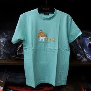 画像1: 【村上康成BREEZING】Ｔシャツ「ライチョウ」アイスグリーン