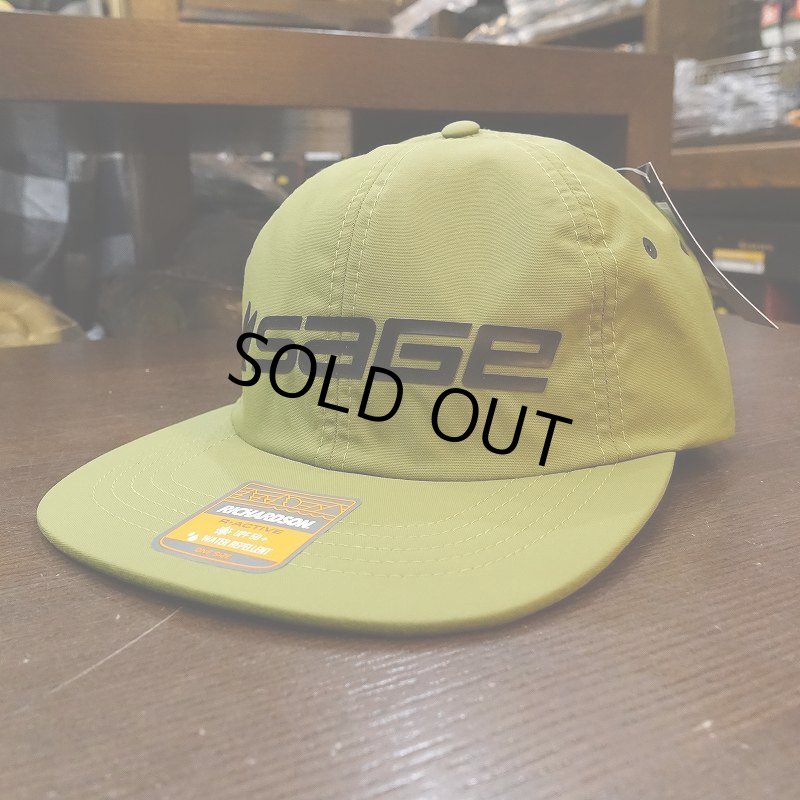 画像1: 【SAGE】Relaxed Nylon Hat Logo Green (1)
