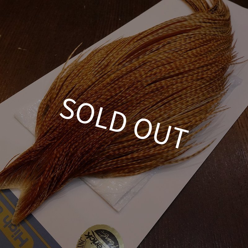 画像2: 【WHITING】High & Dry ROOSTER Cape - BARRED DARK GINGER No.1 (2)