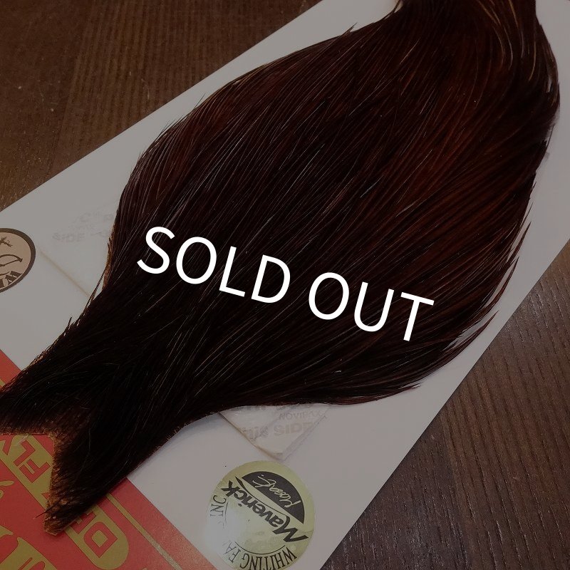 画像2: 【Whiting】ROOSTER CAPE Bronze Grade - DYED COACHMAN BROWN No.3 (2)