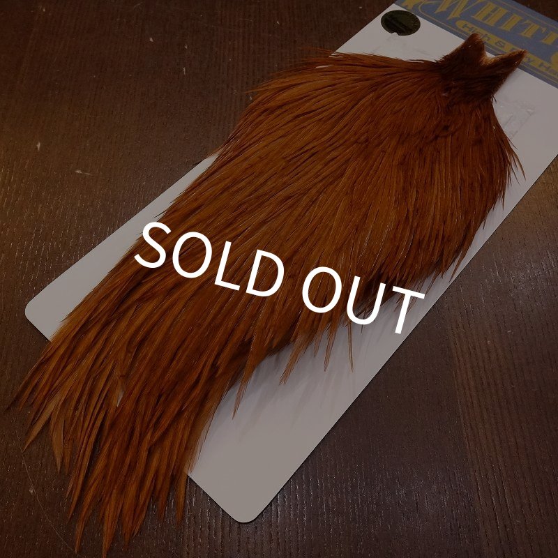 画像5: 【WHITING】High & Dry ROOSTER Cape - DYED BROWN No.2 (5)