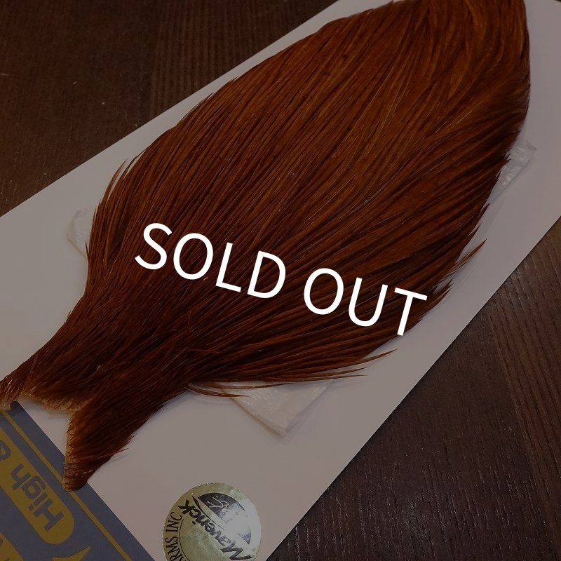 画像2: 【WHITING】High & Dry ROOSTER Cape - DYED BROWN No.1 (2)