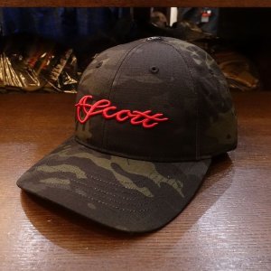 画像1: 【Scott】BLACK CAMO HAT
