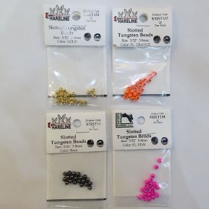 画像2: 【HARELINE】Slotted Tungsten Beads 20pc