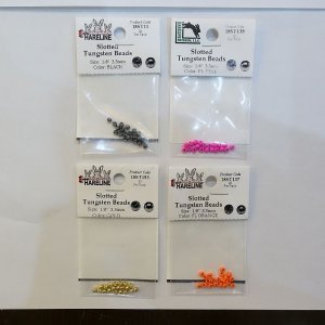 画像1: 【HARELINE】Slotted Tungsten Beads 20pc