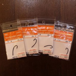 画像1: 【CANAL】Steelhead&Caddis Curved Shank