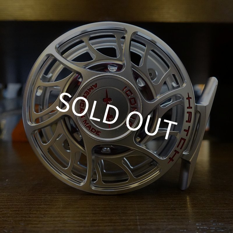 画像2: 【HATCH】ICONIC 4 PLUS REEL LA - CLEAR/RED (2)