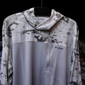 画像3: 【SIMMS】SOLARFLEX ULTRACOOL HOODY - CLOUD CAMO GREY #US-L(SALE)