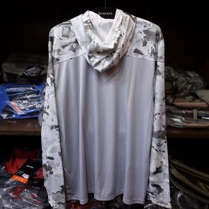 画像2: 【SIMMS】SOLARFLEX ULTRACOOL HOODY - CLOUD CAMO GREY #US-L(SALE)