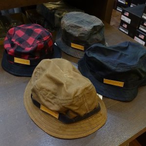 画像1: 【OUTSIDE-IN】Wax Bucket Hat（ワックス バケットハット）