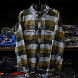 画像1: 【SIMMS】COLDWEATHER HOODY - DARK BRONZE BUFFALO PLAID(SALE)