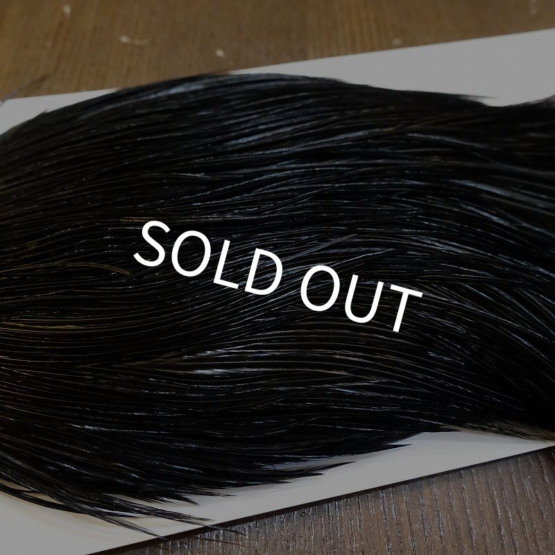 画像4: 【WHITING】High & Dry ROOSTER Cape - DYED BLACK No.6 (4)