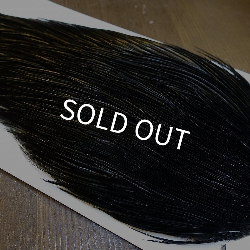 画像3: 【WHITING】High & Dry ROOSTER Cape - DYED BLACK No.6 (3)