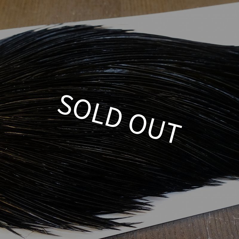 画像4: 【WHITING】High & Dry ROOSTER Cape - DYED BLACK No.7 (4)