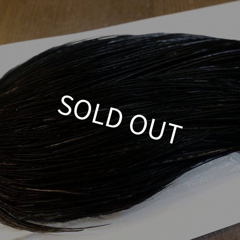 画像4: 【WHITING】High & Dry ROOSTER Cape - DYED BLACK No.4 (4)