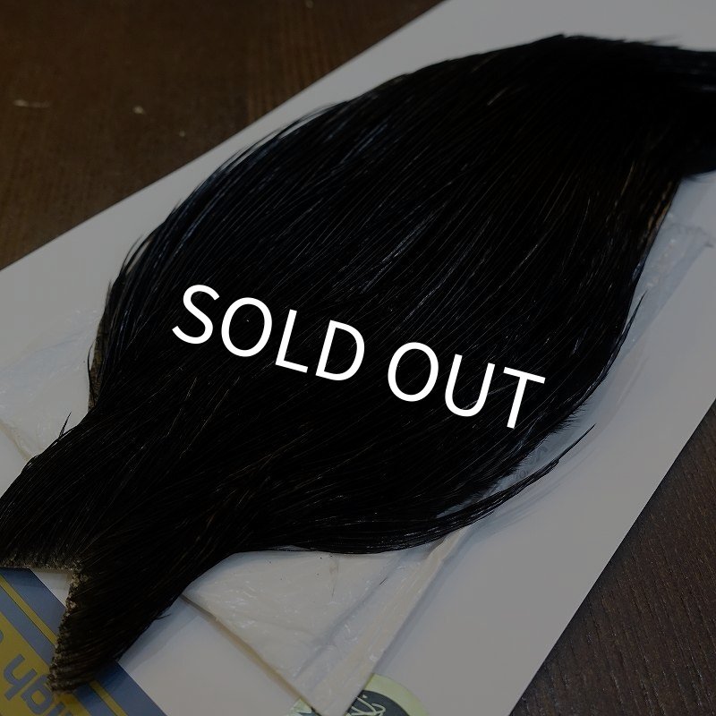 画像2: 【WHITING】High & Dry ROOSTER Cape - DYED BLACK No.4 (2)