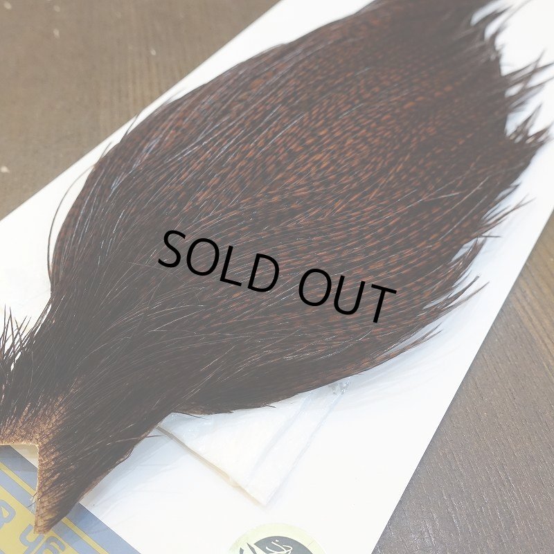 画像2: 【WHITING】High & Dry ROOSTER Cape - Dyed Grizzly Coachman Brown No.4 (2)