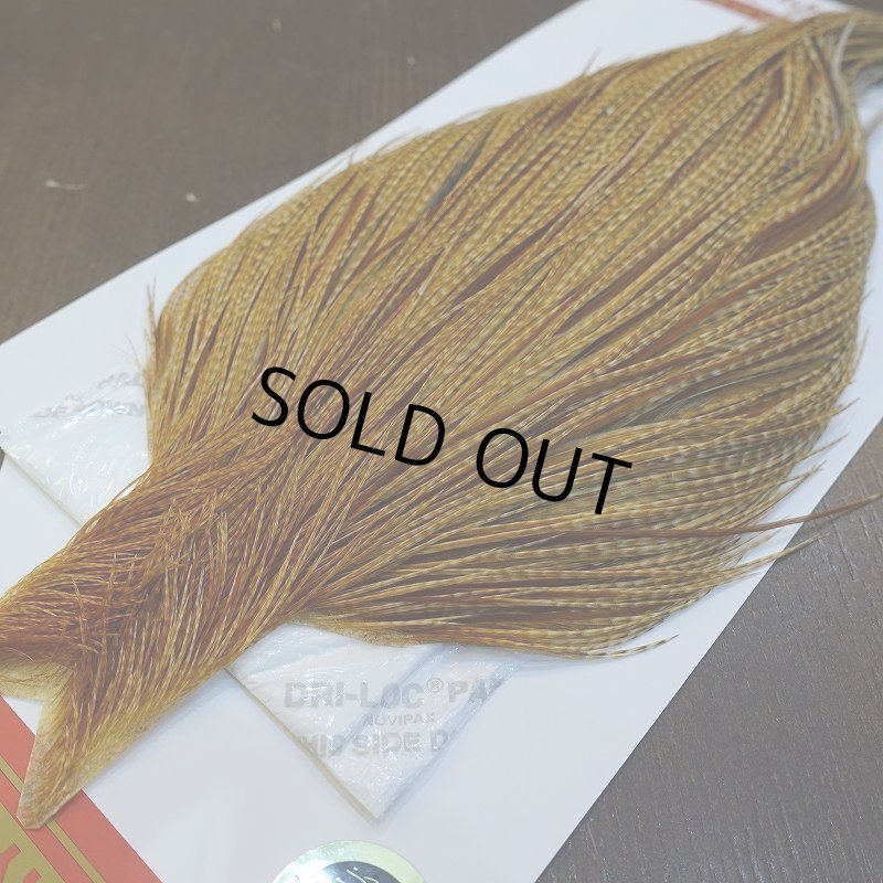 画像2: 【Whiting】ROOSTER CAPE Bronze Grade - BARRED DK GINGER No.1 (2)