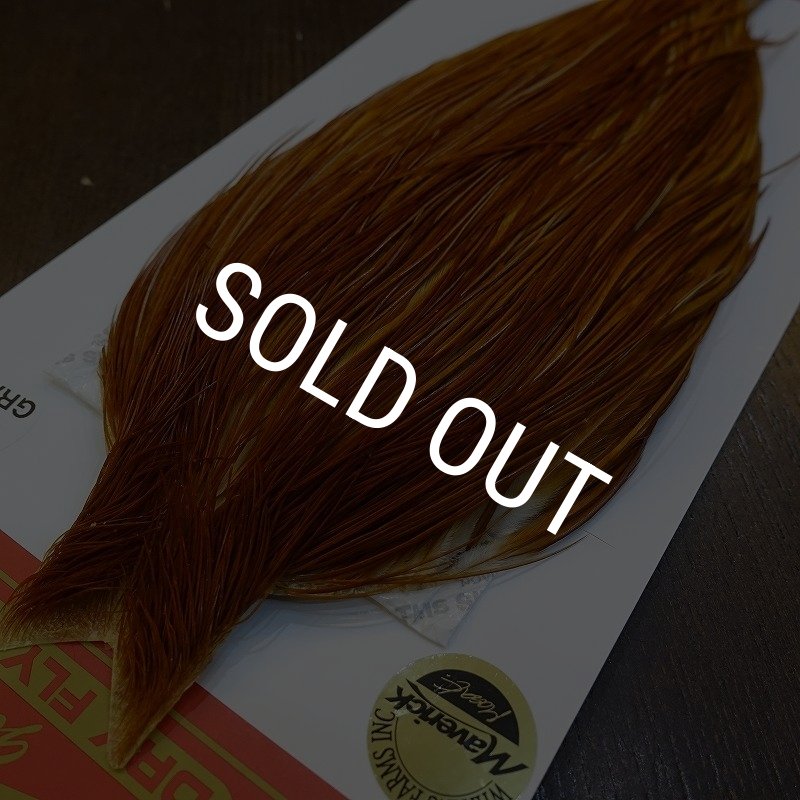 画像2: 【WHITING】ROOSTER Cape Pro Grade - Medium Ginger No.2 (2)