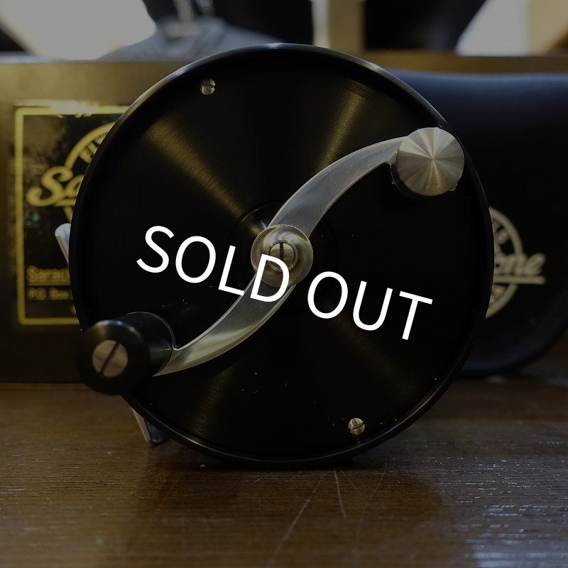 画像1: 【SARACIONE】Mark V Model 3 3/4" Standard Salmon Reel - ALL BLACK (1)