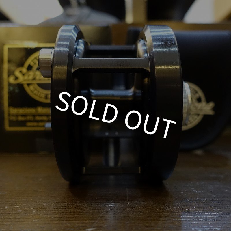 画像2: 【SARACIONE】Mark V Model 3 3/4" Standard Salmon Reel - ALL BLACK (2)