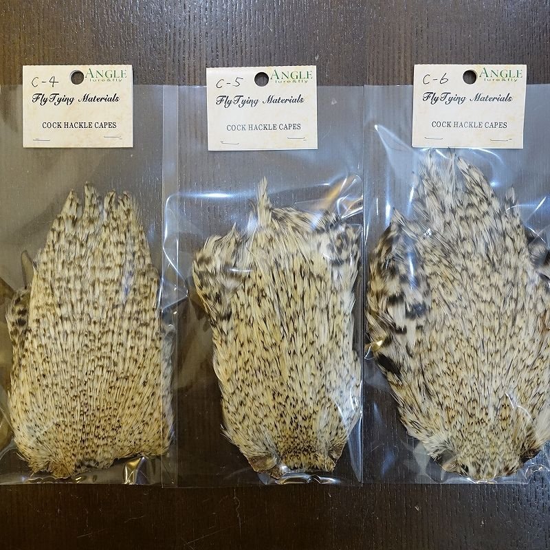 画像2: 【ANGLE】インドコックハックルケープ(クリー)