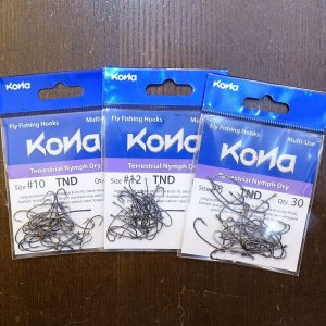 画像1: 【KONA】Kona Terrestrial Nymph Dry (TND) hook