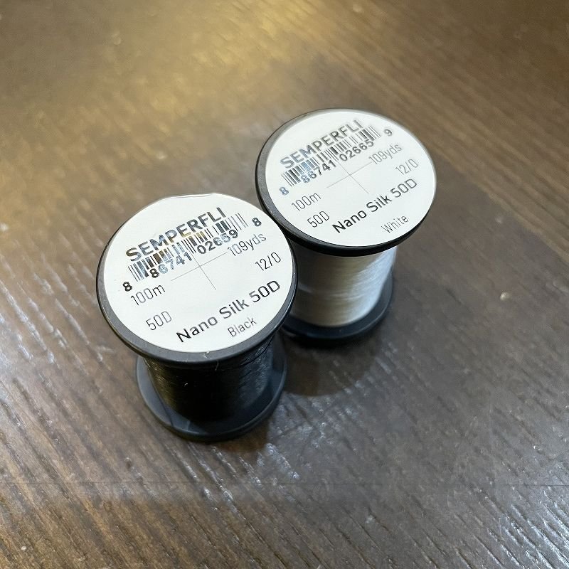 画像1: Semperfli ナノシルク 12/0 ファインGSPスレッド 50D (1)
