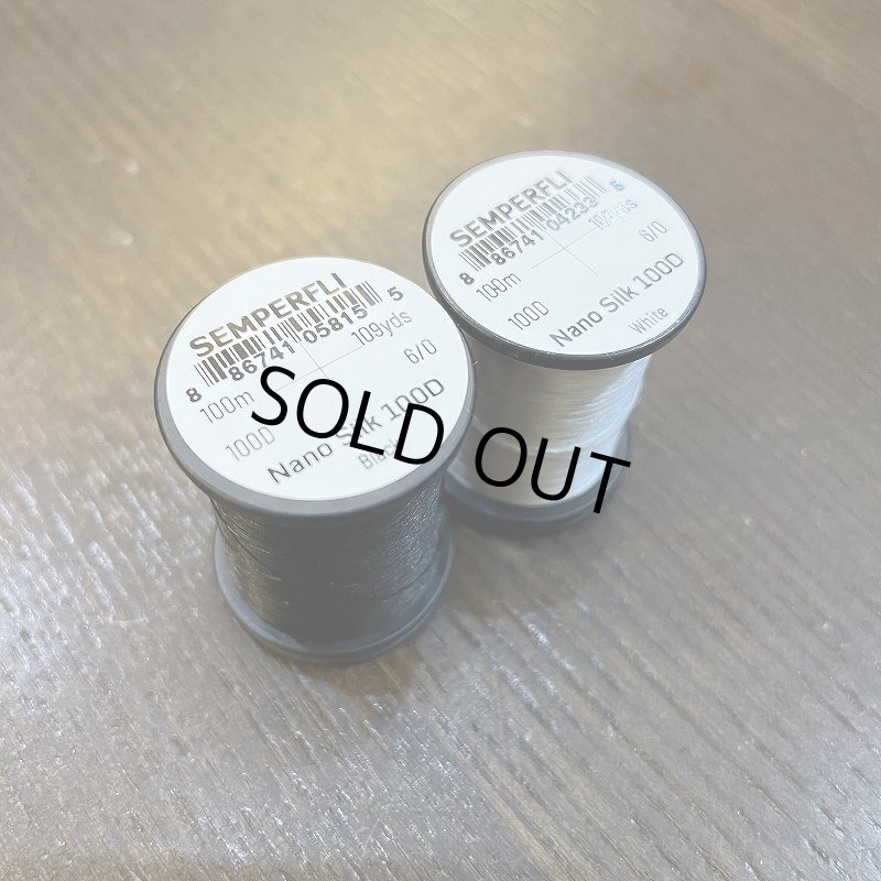 画像1: 【Semperfli】ナノシルク 6/0 プレデターGSPスレッド 100D (1)