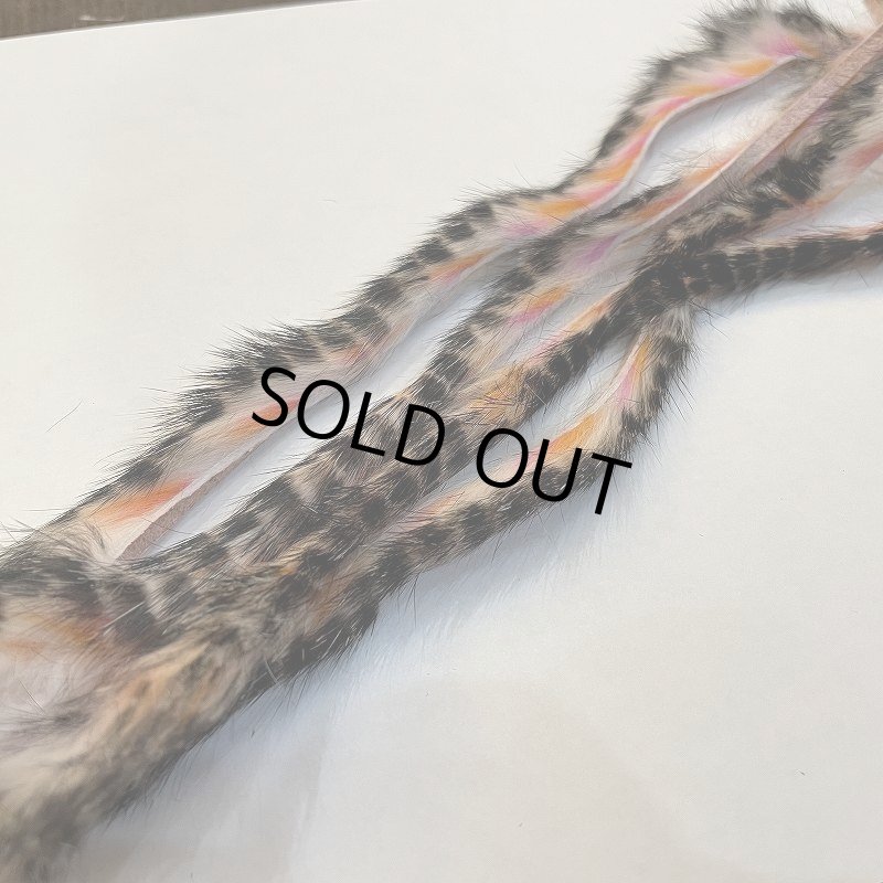 画像2: 【HARELINE】Black Barred Groovy Bunny Strips 1/8" (2)