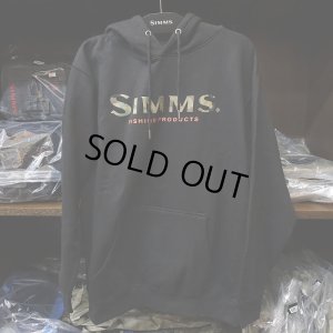 画像1: 【SIMMS】LOGO HOODY - Black