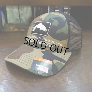 画像1: 【SIMMS】TROUT ICON TRUCKER - CX WOODLAND CAMO