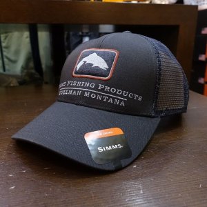 画像1: 【SIMMS】TROUT ICON TRUCKER - CARBON