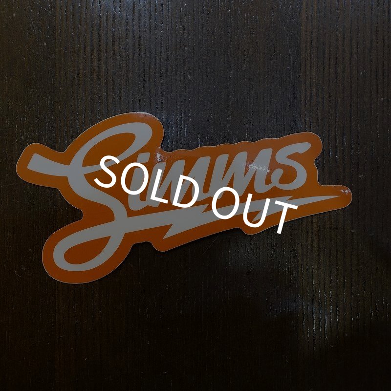 画像1: 【SIMMS】LIGHTNING STICKER ORANGE (1)