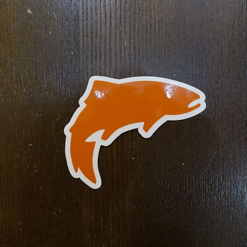 画像1: 【SIMMS】TROUT ICON STICKER ORANGE (1)
