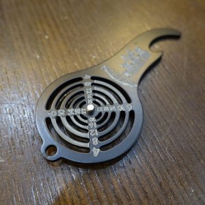 画像2: 【HARELINE】Bottle Opener Hackle Gauge Key