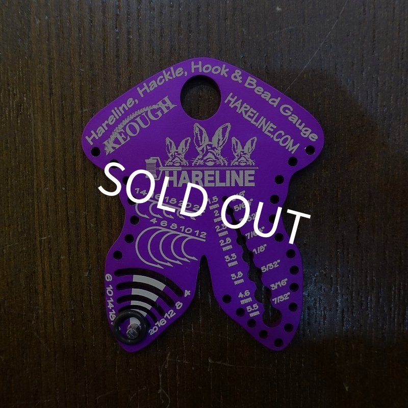 画像2: 【HARELINE】Hackle, Hook and Bead Gauge(ハックルゲージ) (2)