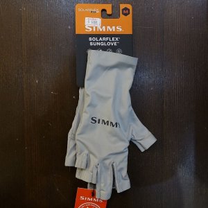 画像1: 【SIMMS】Solarflex Sun Glove - Sterling