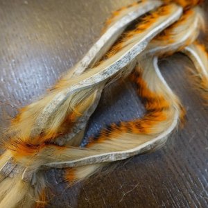 画像2: 【HARELINE】Tiger Barred Rabbit Strips 1/8"