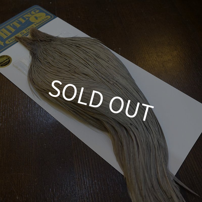 画像2: 【WHITING】High & Dry ROOSTER Cape - DYED MEDIUM DUN No.2 (2)