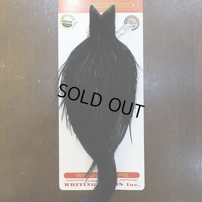 画像1: 【Whiting】ROOSTER CAPE Bronze Grade - DYED BLACK No.4 (1)