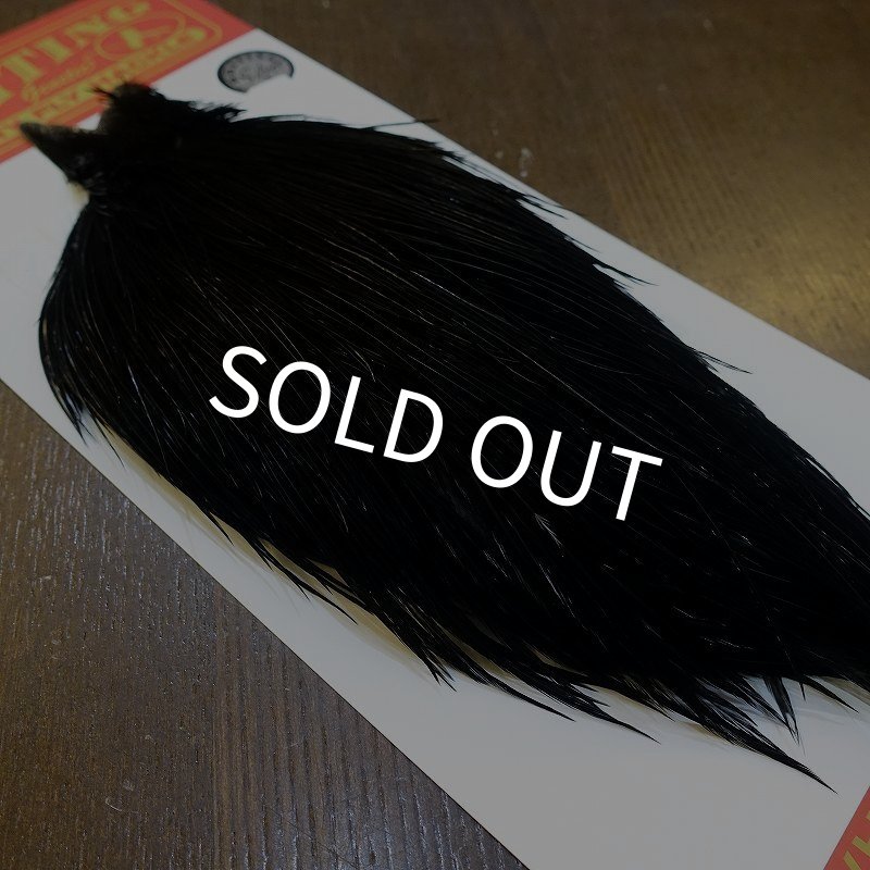 画像2: 【Whiting】ROOSTER CAPE Silver Grade - DYED BLACK No.2 (2)