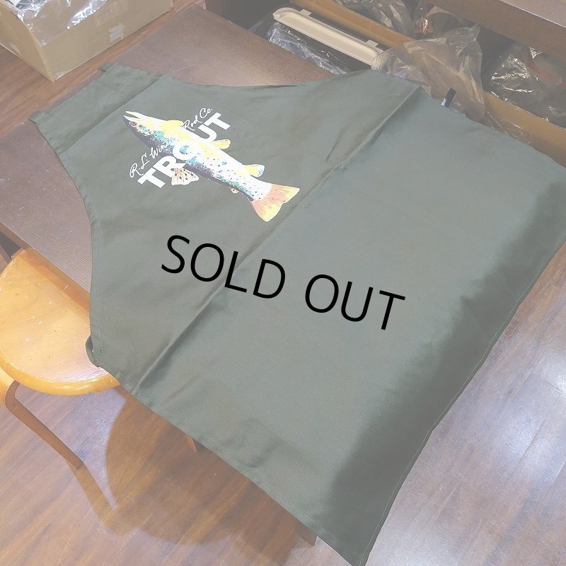 画像1: 【R.L.Winston】Trout Apron - Green(エプロン) (1)