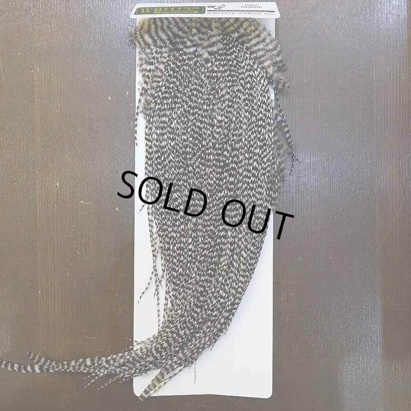 画像1: 【WHITING】Hebert Pro Grade Rooster Saddle Grizzly #12-14 No.1 (1)